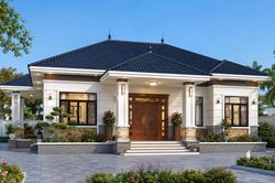 Chi phí xây nhà mái Nhật 1 tầng 3 phòng ngủ 100m² bao nhiêu?