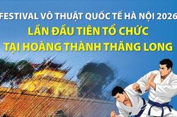 Hà Nội lần đầu tổ chức Festival Võ thuật quốc tế tại Hoàng thành Thăng Long