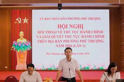 Phường Phú Thượng: Đối thoại trực tiếp với người dân về giải quyết thủ tục hành chính