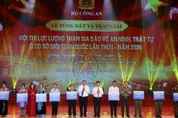 Hội thi an ninh, trật tự ở cơ sở giỏi toàn quốc lần thứ I năm 2026 thành công tốt đẹp