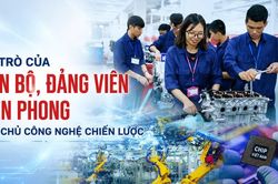 Vai trò của đảng bộ, đảng viên tiên phong làm chủ công nghệ chiến lược