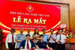 Viện Nghiên cứu, tư vấn kiến trúc và bảo tồn phát triển làng nghề chính thức đi vào hoạt động