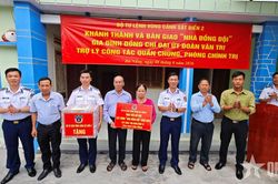 Vùng Cảnh sát biển 2 khánh thành, bàn giao 'Nhà đồng đội'