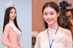'Hoa khôi trường ĐH Đồng Tháp' Nguyễn Thái Anh Thư tự tin hơn sau vòng nhân trắc học của 'Hoa hậu Việt Nam 2026'