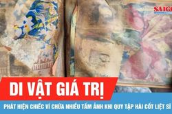 Gia Lai: Phát hiện nhiều tấm ảnh trong chiếc ví được tìm thấy ở phần mộ liệt sĩ