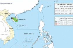 Áp thấp nhiệt đới gây biển động mạnh