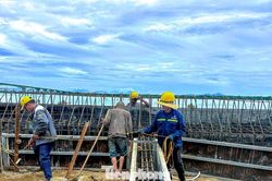 Chạy đua hoàn thiện bờ kè An Lương ven sông Thu Bồn trước mùa mưa bão