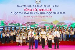 Trao giải Cuộc thi 'Đại sứ Văn hóa đọc' và Liên hoan Dân ca Ví, Giặm Nghệ Tĩnh năm 2026