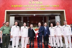 Chủ tịch Quốc hội dự Lễ kỷ niệm 70 năm Ngày truyền thống lực lượng Cảnh sát kinh tế
