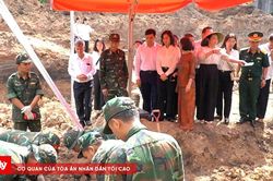 Phát hiện thêm 18 bộ hài cốt liệt sĩ tại Công viên Lê Thị Riêng