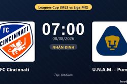 Nhận định FC Cincinnati vs U.N.A.M. - Pumas: đội hình dự kiến