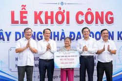 Khởi công xây dựng nhà Đại đoàn kết tại xã Hiệp Đức