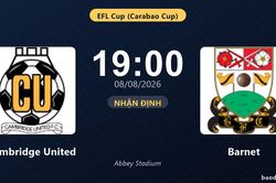 Nhận định Cambridge United vs Barnet: đội hình dự kiến