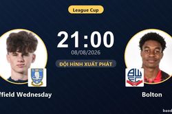 TRỰC TIẾPTrực tiếp Sheffield Wednesday vs Bolton: Trận đấu đang diễn ra