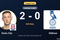 Đ&aacute;nh bại Oldham 2-0, Stoke City đi tiếp tại League Cup, tiễn đối thủ rời giải
