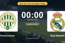 Nhận định Ferencvárosi vs Real Madrid: đội hình dự kiến