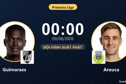 TRỰC TIẾPTrực tiếp Guimaraes vs Arouca: Guimaraes chủ động &eacute;p s&acirc;n nhưng chưa thể mở tỷ số, chưa c&oacute; b&agrave;n thắng
