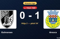 TRỰC TIẾPTrực tiếp Guimaraes vs Arouca: Arouca mở tỷ số