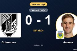 Barbero tỏa s&aacute;ng tr&ecirc;n s&acirc;n kh&aacute;ch, Arouca gieo sầu cho Guimaraes ở v&ograve;ng 1 Primeira Liga