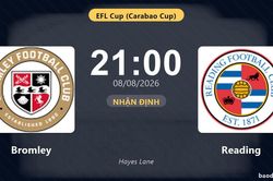 Nhận định Bromley vs Reading: đội h&igrave;nh dự kiến