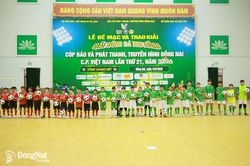 U.11 Đồng Nai và U.11 C.P. Việt Nam hòa nhau trong trận giao hữu đặc biệt