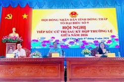 Cử tri quan t&acirc;m những vấn đề thiết thực li&ecirc;n quan đến sản xuất, đời sống