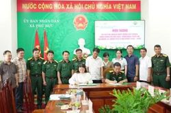 Phú Hựu và Lữ đoàn 25, Quân khu 9 ký kết kế hoạch hoạt động kết nghĩa