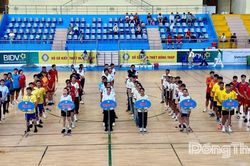Khởi tranh môn đá cầu tại Đại hội Thể dục thể thao tỉnh Đồng Tháp