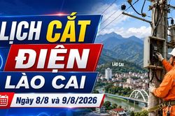 Lịch cắt điện Lào Cai ngày 8/8 và 9/8: Có nơi mất điện 10 giờ