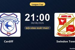 TRỰC TIẾPTrực tiếp Cardiff vs Swindon Town: Trận đấu đang diễn ra
