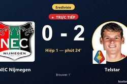 TRỰC TIẾPTrực tiếp NEC Nijmegen vs Telstar: Telstar nh&acirc;n đ&ocirc;i c&aacute;ch biệt