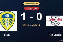 TRỰC TIẾPTrực tiếp Leeds vs RB Leipzig: Leeds mở tỷ số