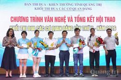 Tổng kết trao giải hội thao Khối thi đua các cơ quan Đảng tỉnh lần thứ II-năm 2026