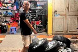 Hà Nội: Nghi phạm trộm bánh xe ô tô ở Khu đô thị Thanh Hà khai ra nhiều vụ khác