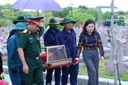 H&agrave; Tĩnh ho&agrave;n th&agrave;nh lấy mẫu c&aacute;c phần mộ liệt sĩ chưa x&aacute;c định th&ocirc;ng tin