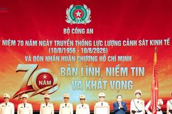 Lực lượng cảnh sát kinh tế cần là 'Lá chắn thép vững chắc' tin cậy của Đảng, Nhà nước và Nhân dân
