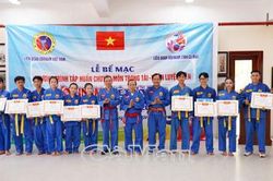 51 học viên hoàn thành tập huấn trọng tài Vovinam