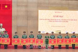 Công an Cà Mau đoạt 13 giải tại Hội thao Quân sự, Võ thuật và Thể thao năm 2026