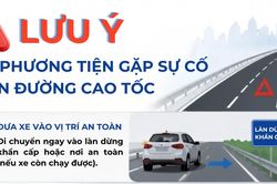 Ô tô gặp sự cố trên cao tốc, làm ngay những việc này để đảm bảo an toàn