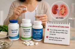 Tự uống 3 loại canxi/ngày, xương chưa khỏe đã phát hiện sỏi thận