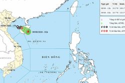 &Aacute;p thấp nhiệt đới giật cấp 8, di chuyển chậm tr&ecirc;n Biển Đ&ocirc;ng