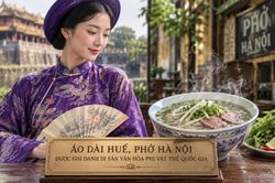 Áo dài Huế, phở Hà Nội được ghi danh di sản quốc gia