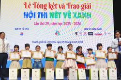 Trao giải Hội thi Nét vẽ xanh lần thứ 29