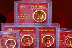 Giá vàng hôm nay (9/8): Bảo Tín Mạnh Hải, Mi Hồng niêm yết khác lạ