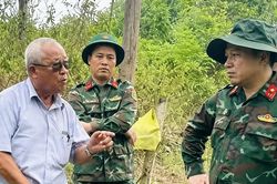 Đi tìm dấu tích mộ tập thể liệt sĩ sau trận đánh Cồn Tiên năm 1967