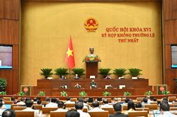 Hôm nay (9/8), Quốc hội thảo luận tại hội trường về các dự án luật