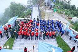 Tuổi trẻ Điện Biên tiếp nhận ngọn đuốc Hành trình 'Tôi yêu Tổ quốc tôi'