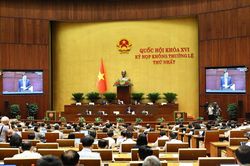 Ngày 9/8, Quốc hội tiếp tục thảo luận về hai dự án luật liên quan đến lĩnh vực tài chính, ngân hàng