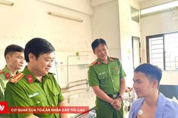 Thăm hỏi c&aacute;n bộ c&ocirc;ng an bị thương khi l&agrave;m nhiệm vụ