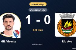 Hernandez tỏa s&aacute;ng ph&uacute;t 87, GIL Vicente khiến Rio Ave trắng tay ng&agrave;y ra qu&acirc;n